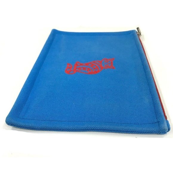 Authentic HERMES The King of Cats MITSOU Mitsu Cat Yachting PM Pouch Canvas Blue - Picture 6 of 12